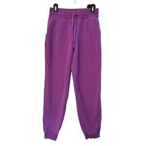 Lululemon Scuba High-Size Purple Joggers